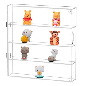 Hedc033 Hesin Acrylic Display Case Clear Showcase Cabinet With Door Wall Mounted Collection