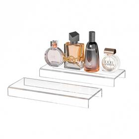 Hexsonhoma Dr101 Acrylic Shelf Riser 10x3.9x1 Pack Of 2 Countertop Display Storage Or