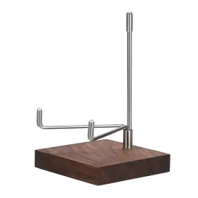 Hpwsn01161 Hipiwe Rock Display Stand With Wooden Base Adjustable Metal Arms Stan