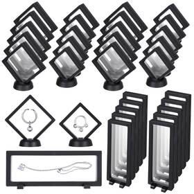 Hoemwarm Jolauvfj8402 30 Pack 3d Floating Display Stand Frame Case Coin D