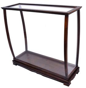 Homeroots 364380 14 Silver And Clear Glass Standard Display Stand