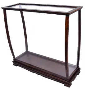 364380 Homeroots 14 Silver And Clear Glass Standard Display Stand