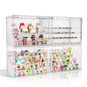 868b-d Hoyoja Clear Acrylic Display Case With Light For Figures/collectibles Figurine Disp
