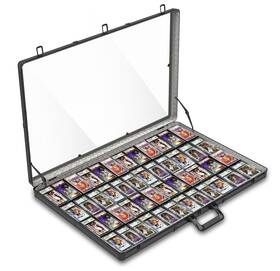Hupsjer Cdc32-hx-bk Card Display Case Large Aluminum 34 Inch L X 22 W Lockable Trading Display
