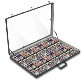 Cdc32-hx-bk Hupsjer Card Display Case Large Aluminum 34 Inch L X 22 W Lockable Trading