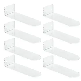 Ieek 726189846047 Floating Shoe Display 8 Pack Levitating Acrylic Shelf For... Fast Ship