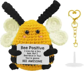 Idhd01 Incredecor Positive Crochet Animals Bee Decor Easter Basket Essentials Cute