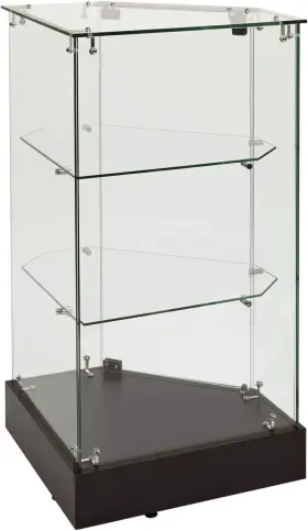 65285 Infinity Corner Display Case Showcase 36 Inch High X 18 25 Merchandise Rta