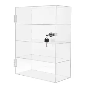 Sd234 Insyoforeverec Clear Acrylic Display Case 4 Layer Transparent Countertop Showcase Protection
