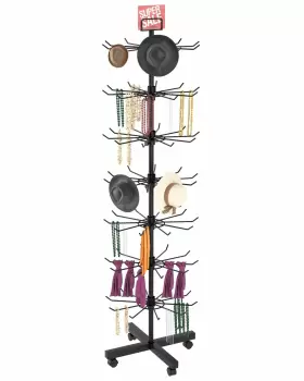 Ipexi 750439212757 Retail Display Stand 7 Tier For Movable Spinner Jewelry Keyring