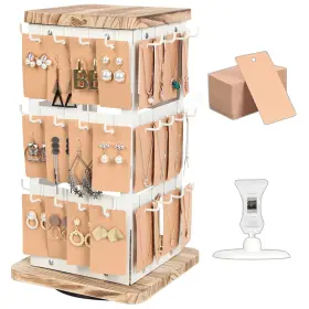 J Jackcube Design 810072060983 Jewelry Display For Vendors Rotating Earring Tower Holder Organizer J Jackcube Design 810072060983 Jewelry Display For Vendors Rotating Earring Tower Holder Organizer
