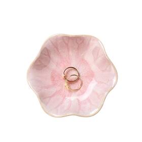 Jamend Clxp Jwhy-03 Lotus Leaf Shape Decorative Ring Tray Small Pink