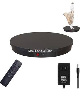 Jayegt 445010997972 Motorized Rotating Display Stand 20.5 Inch 330lbs Load 360 Degree Electric Rotation