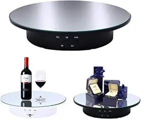 Jayegt 692621767525 Motorized Rotating Display Stand 7.87inch /17.6lbs Load 360 Degree For