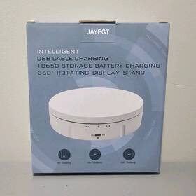 Jayegt Ca01004710 360 Rotating Display Stand Usb Charging Li-ion Quiet Multi-speed