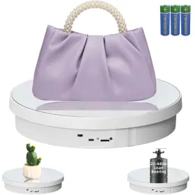 Jy-32cm Jayegt Motorized Rotating Display Stand 12.6inch /44lbs Load Real Mirror Co