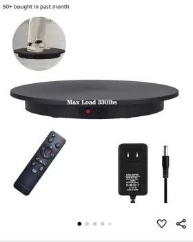 Jy-60cm-b Jayegt Motorized Rotating Display Stand 23.6 Inch 330lbs Load 360 Degree Electric Rotation