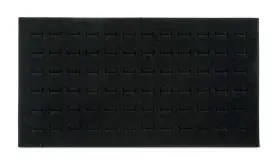 Ax-ay-abhi-29700 Jbt New Black 72 Slot Ring Foam Pad Tray Jewelry Display