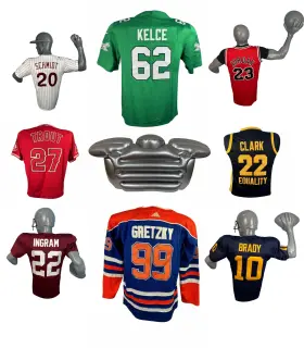 Jerzee Art 860002252353 Inflatable Jersey Display Case Wall-mount Frame Hanger For Football Basebal Jerzee Art 860002252353 Inflatable Jersey Display Case Wall-mount Frame Hanger For Football Basebal