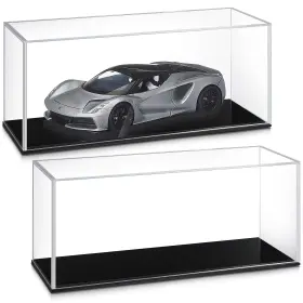 Km2759 Juexica 2 Pcs Clear Acrylic Model Car Display Case 1 24 Boxes