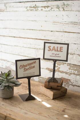Kalalou 841628156263 Metal Pricing Display