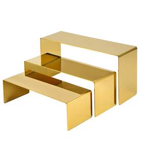 Kmtilsh Yh123 Bag Display Stand Set 3 Gold Purse Stainless Steel Heavy Duty Handb