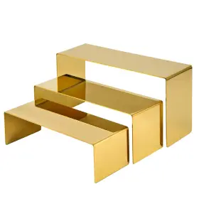 Yh123 Kmtilsh Bag Display Stand Set 3 Gold Purse Stainless Steel Heavy Duty Handb