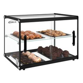 Koolmore Km-dc-2csbk 22 Inch Tiered Pastry Display Case