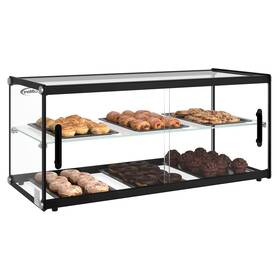 Koolmore Km-dc-3csbk 33 Inch 2 Tiered Pastry Display Case