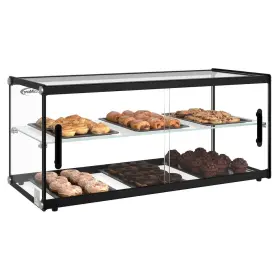Km-dc-3csbk Koolmore 33 Inch 2 Tiered Pastry Display Case