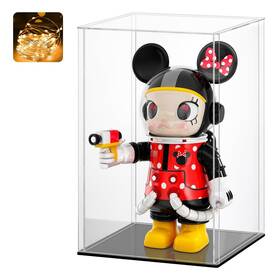 Lasoa 414743760152 Acrylic Display Case For Collectibles Alternative Glass Box With Bla