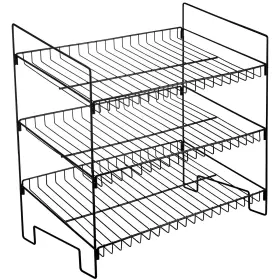 Wire-22 Leifide 3 Tier Snack Basket 24 X 14.9 23.2 Inch Candy Display Rack Metal