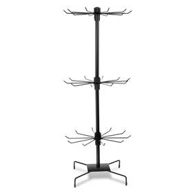Lemecima Am554040 3 1pc Rotating Display Stand Jewelry Rack With Hooks Metal Earrings Dis