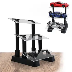 Dc151 Liwupro 3 Tier Car Model Display Stand Angled Racing Case For 1/24 Scale