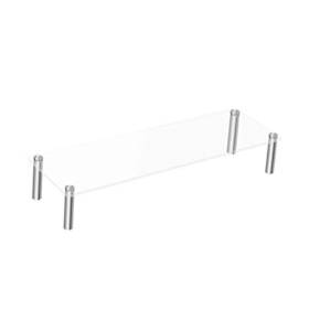 Loengmax 755419698729 Acrylic Riser Display Stand Clear Shelf For Cupcake Food Desserts Holder Small