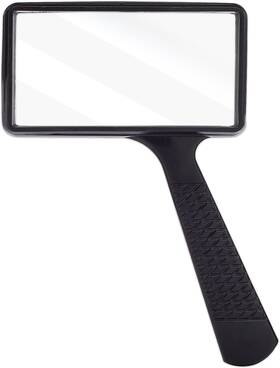 Lpluziyyds H156 Large Rectangular Handheld Magnifying Glass 3x Magnification 2ftftx4ftftinches E