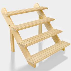 Lubanhand Zsj00004 4 Steps Display Riser Earring Stands Showcase Cascading Merchandise