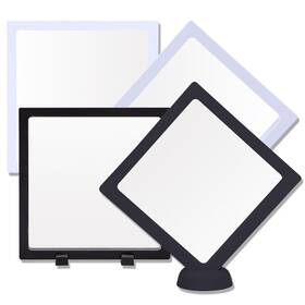 Luolipeya Ec-22030502-zsj 4pcs 3d Floating Frame Display Holder Stands 7x7in Coins Case Large