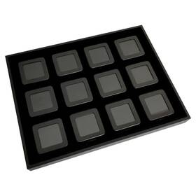 Lysuz Sua7011 Premium Jewelry Display Tray Organizer - Metal Storage Box With Anti-scratch