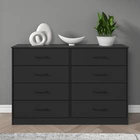 Mainstays Ms251348971drbk Ardent 8 Drawer Dresser Black