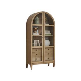 Martin Furniture Imlr3678d Laurel Wood Arched Display Cabinet/bookcase
