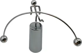 Maydahui 744759973375 Balance Physics Toy Desk Kinetic Weightlifter Steel Man Decompressive S