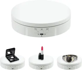 Gf-020186 Mcbazel Motorized Rotating Display Stand 5.7inch 360 Degree White