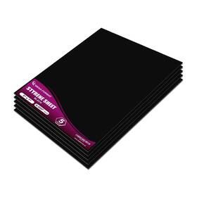 Mega Format 143844122723 Black Polystyrene Flexible Plastic Board Sheet 5 Inch X 7 .020 Thick Styrene S