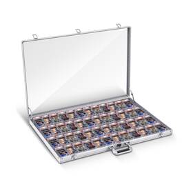Memorywuu Quq-memorywuu-0317 Trade Show Display Case Table Top Portable Aluminum Sports Card