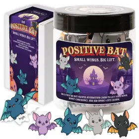Ppt-02 Miarita Positive Bat Jar 60 Bat-shaped 2.7 Inches X 3.5