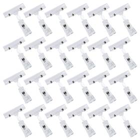 Mlici Mycc57 Sign Clip Holder For Display 26 Pieces Merchandise Clothing Rack Signs