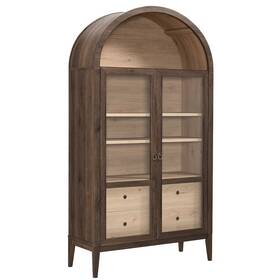 Modway Eei-7168-wal-loa Nolan 74 Inch Tall Wide Arched Storage Display Cabinet