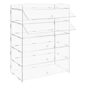 Jtkxn5-5 Naixing 5 Layers Acrylic Display Case Bakery 360 High Transparency