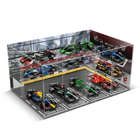 V037905 Naocard Acrylic Display Case For Lego Speed Champions Ultimate Formula 1 Collectors